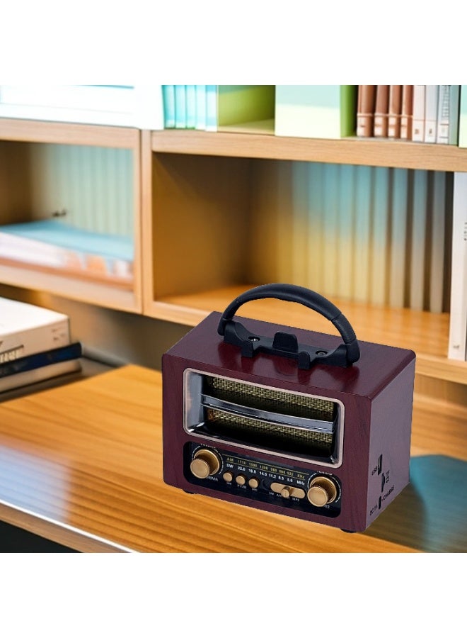 TORİMA NS-02 NOSTALGIA WIRELESS SPEAKER BROWN - Image 3